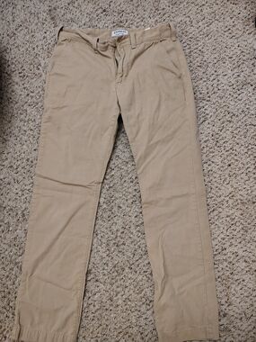 Express Men's Slim Chino Pants in Khaki